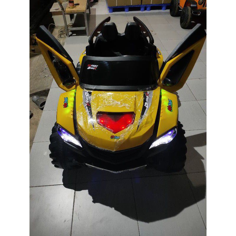 MOBIL AKI ANAK MORKIDZ JEEP 6678 AKI 12VOLT~MAINAN MOBIL AKI ANAK