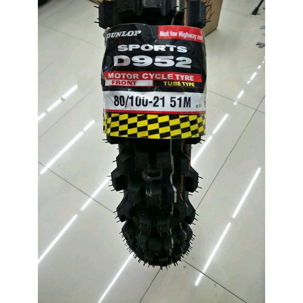 BAN MOTOCROSS DUNLOP D952 80 100 21