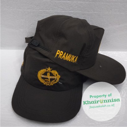 Jual TOPI PRAMUKA BIASA SD-SMP-SMA | Shopee Indonesia