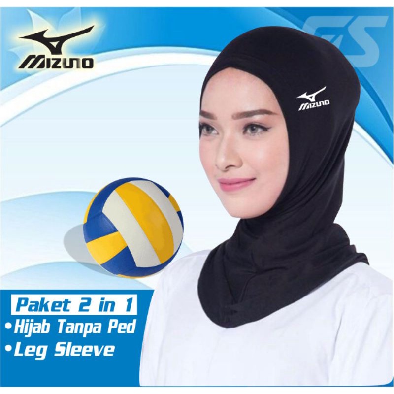 Hijab olahraga voli tanpa ped jilbab olahraga hijab ninja