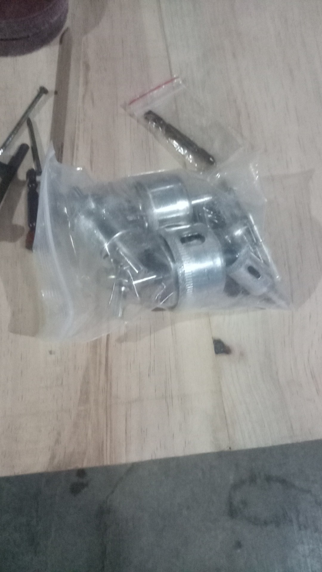 Diamond Holesaw Set 15pcs Mata Bor Hole Saw 6mm-50mm Pembuat Lubang Batu Kaca Keramik Marmer Granit