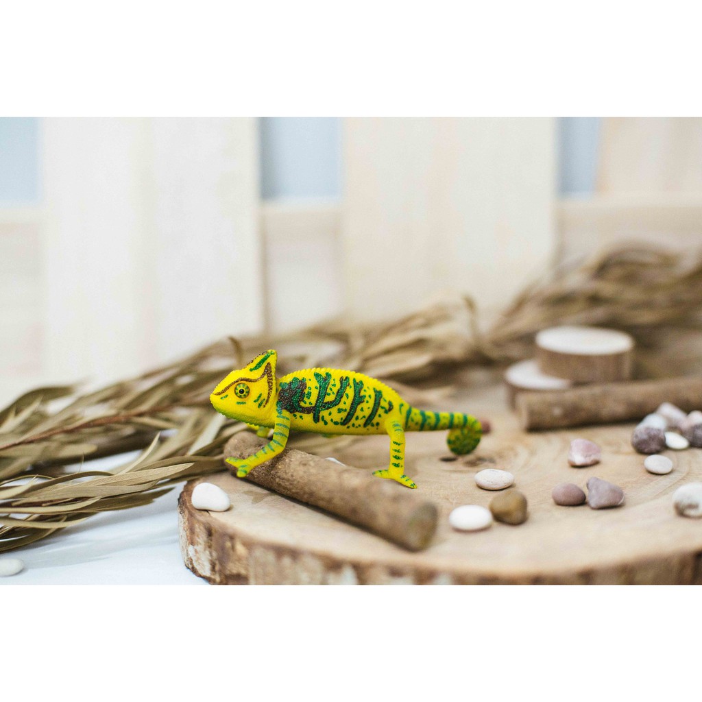 Mojo Fun Chameleon / Bunglon 87129 - Wildlife Collection - Miniatur Hewan Liar