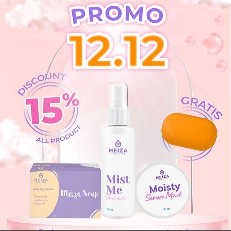 ETALASE KHUSUS PROMO MEIZA SKINCARE 12/12