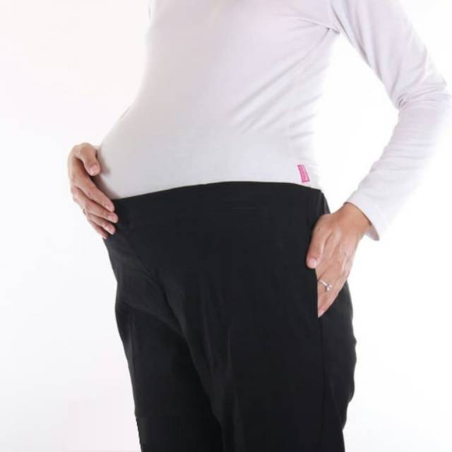 Celana Ibu Hamil Kerja | Celana Hamil Jumbo Celana Kerja Wanita Celana Hamil Bahan Katun Stretch