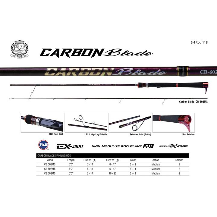 Rod TEAM SEAHAWK CARBON BLADE