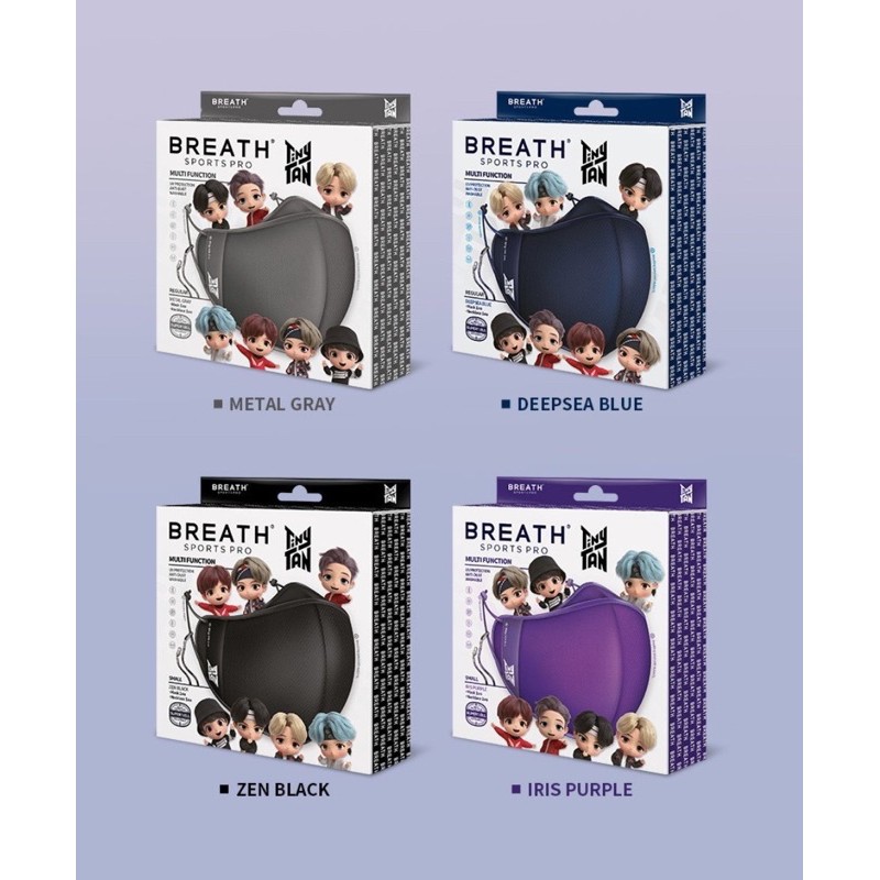 [PRE ORDER] OFFICIAL BTS TINYTAN MASK BREATH SPORT PRO MASK