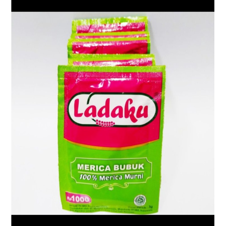 

Ladaku merica bubuk 1Renceng isi 10 pcs kemasan 4gr