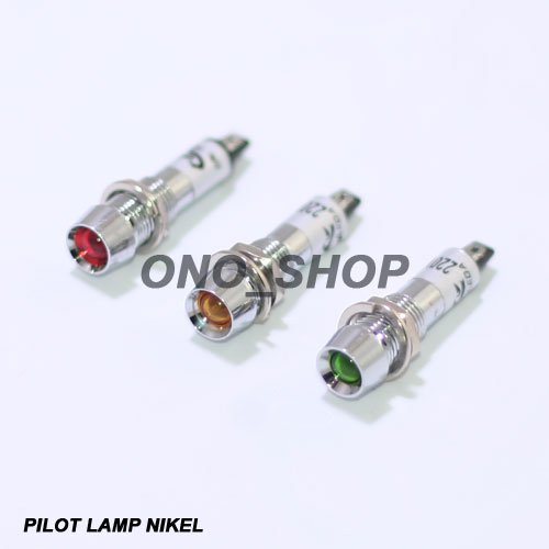 Pilot Lamp Nikel (Lampu Indikator Panel)