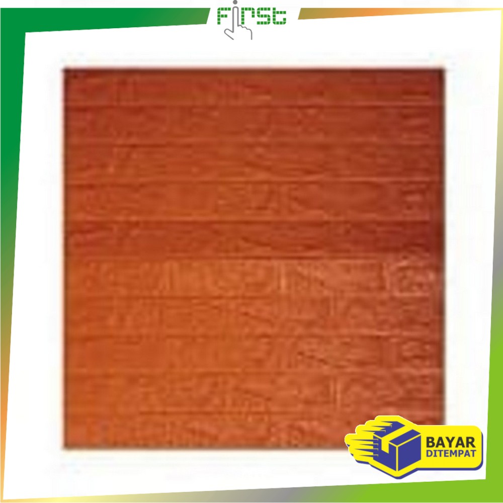 *COD* FH-C206 Wallpaper Dinding Foam 3D Kecil Motif Batu Bata/Walpaper Stiker Dinding Dekorasi Kamar-Batu Bata ORANGETUA