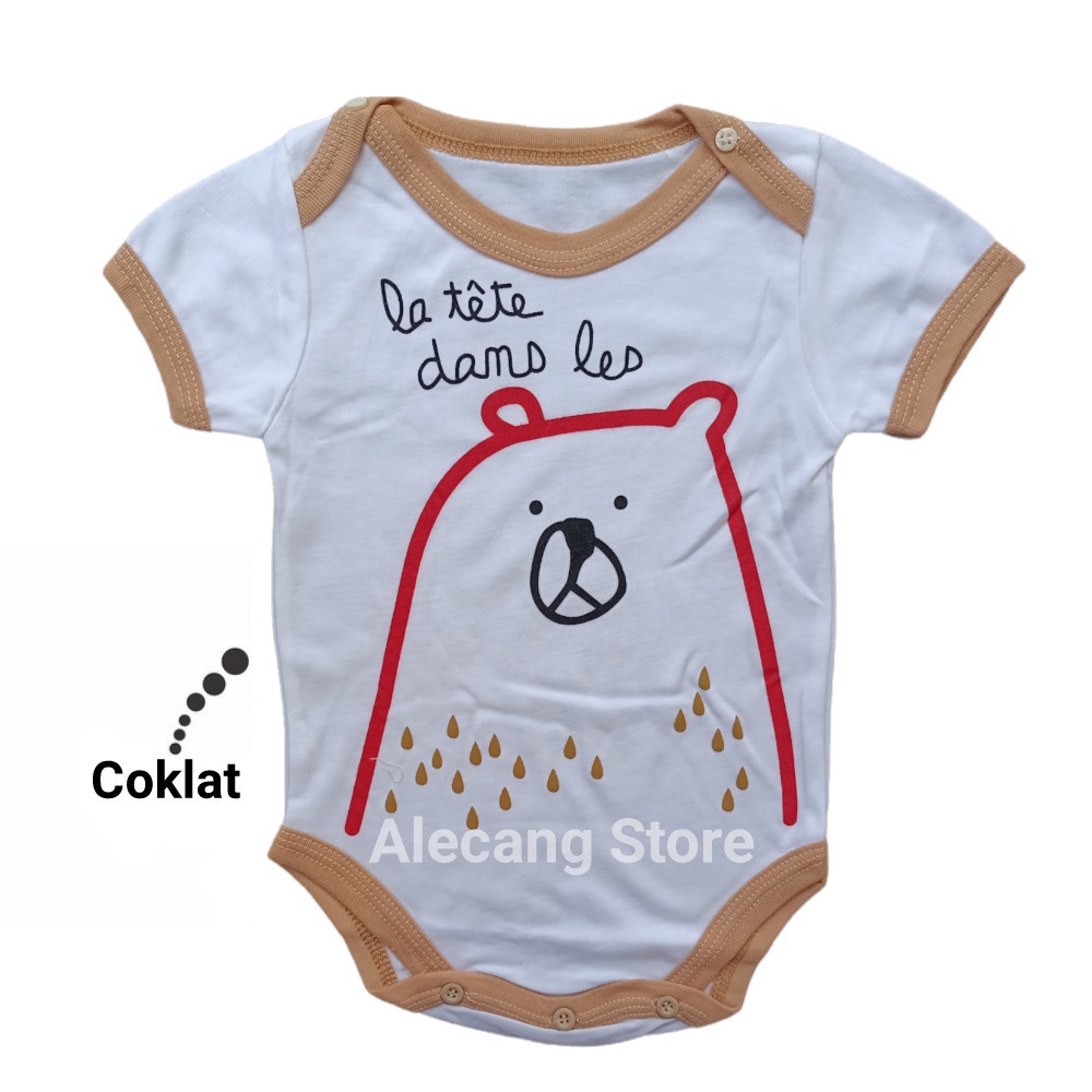 Hansop Baby daisuki baju bayi Lak - Laki / Perempuan Fhasion Bayi &amp; Anak Pakian Bayi Bodysuit &amp; jumper