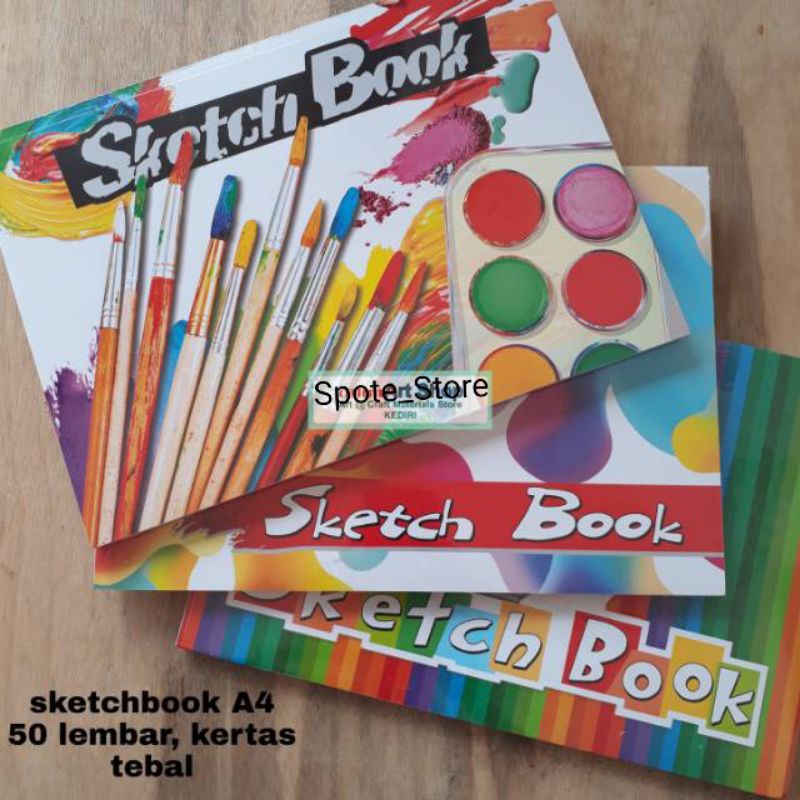 

Sketchbook A4/A3 Kiky isi 50 lembar