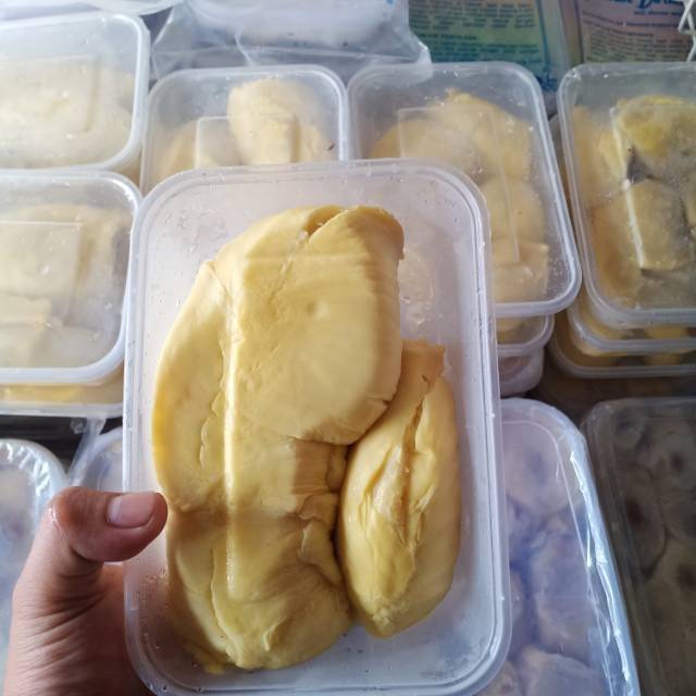 

Durian kupas montong only semarang via gosend