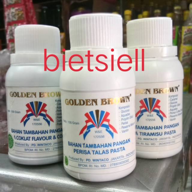 

Golden brown pasta perisa talas 100 gr