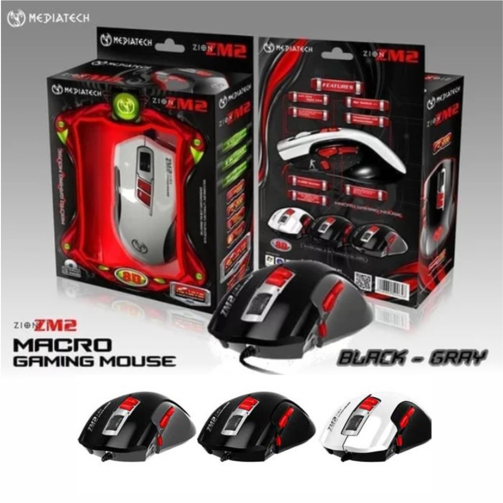 MOUSE GAME GAMING MEDIATECH MICE ZM-2