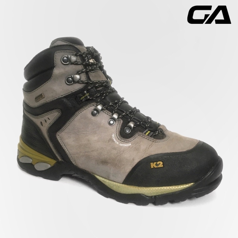 K2 Technical Outdoor Goretex Full Leather Sepatu Outdoor Gunung Hiking Kulit Leather Goretex Waterpr