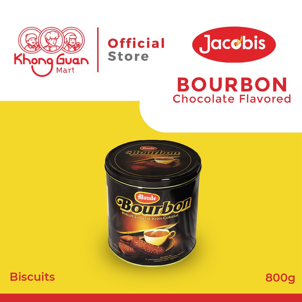 

MONDE Bourbon Chocolate Bulat Tin 800 Gram