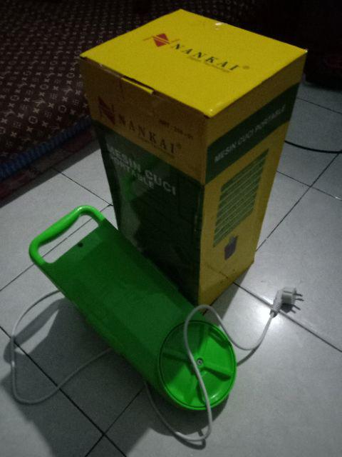 Nankai Japan Mesin Cuci Mini Portable Rewash Reclean Ember Low Watt