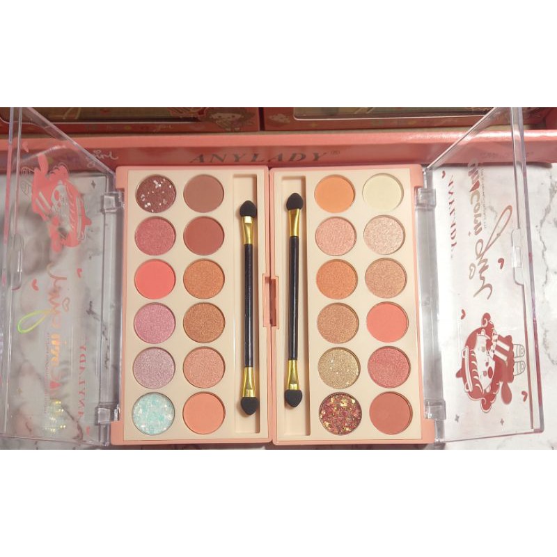 PROMO HOT EYESHADOW PALETTE ANYLADY UNICORN GIRL 12WARNA NO.843 | 752