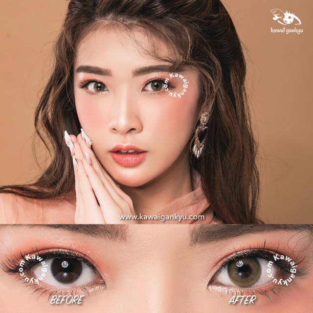 KawaiGankyu Softlens - Princess desire lime (1botol)