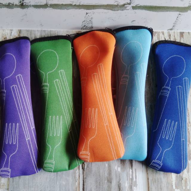 Sendok Garpu SET pouch/sendok garpu pouch