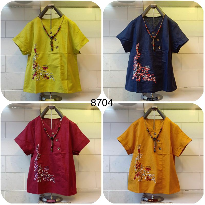 BLOUSE KATUN BORDIR IMPORT