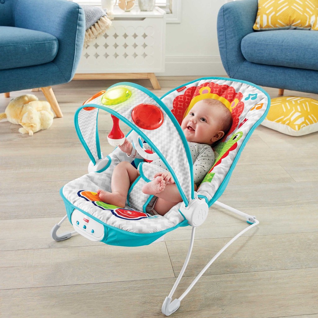 Fisher Price Kick 'n' n Play Musical Newborn Toddler Bouncer