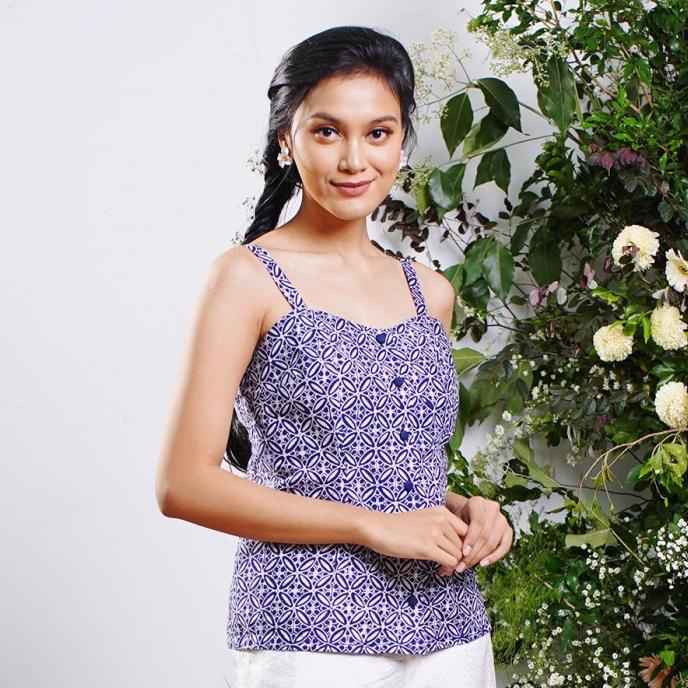 NONA RARA - Camisole Tamansari T0934, Baju atasan blouse batik wanita