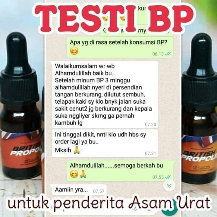 Propolis British Propolis Murni 100%Asli Obat Herbal Diabetes, Asam Urat Dan Kolesterol By IPPHO