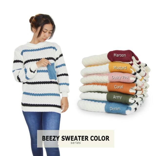 BEZZY COLOUR - rajut wanita - rajut bandung -  rajut korea