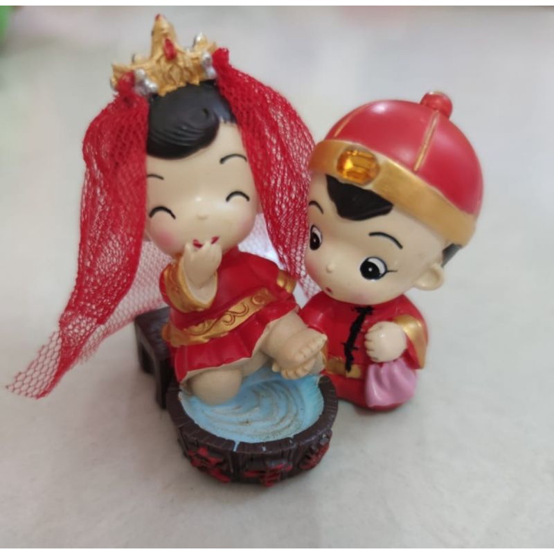 pajangan couple cuci kaki wedding