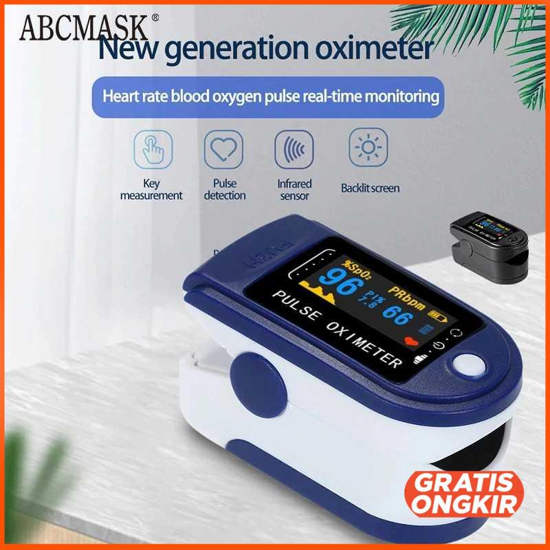 Alat Pengukur Detak Jantung Kadar Oksigen Oximeter - AB01PO