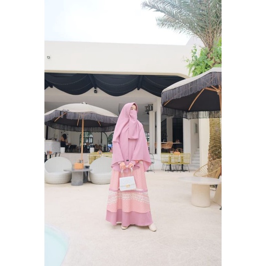 Elisa set by Mumtaz/Elisa set motif 1/gamis set terbaru/gamis set terlaris/gamis set motif etnik/gam