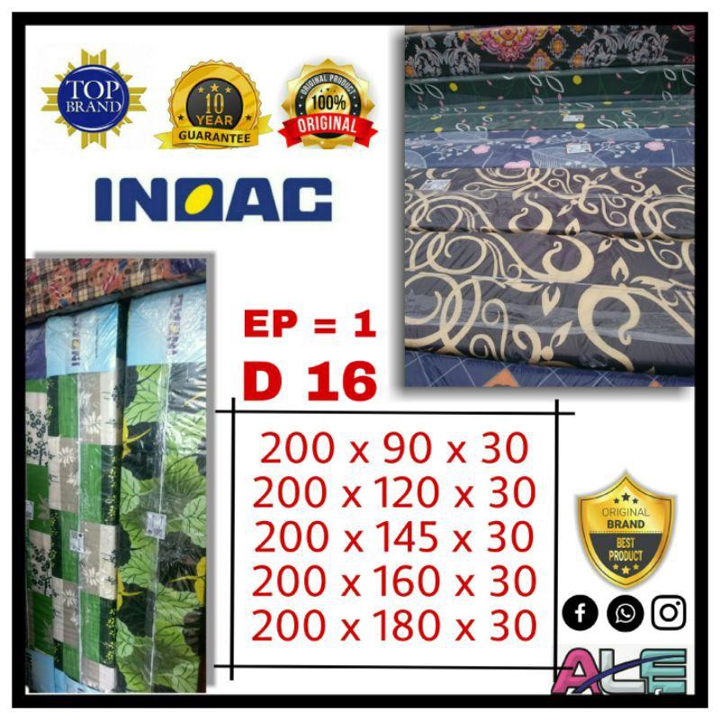 kasur inoac EP 1 D16 tebal 30 cm