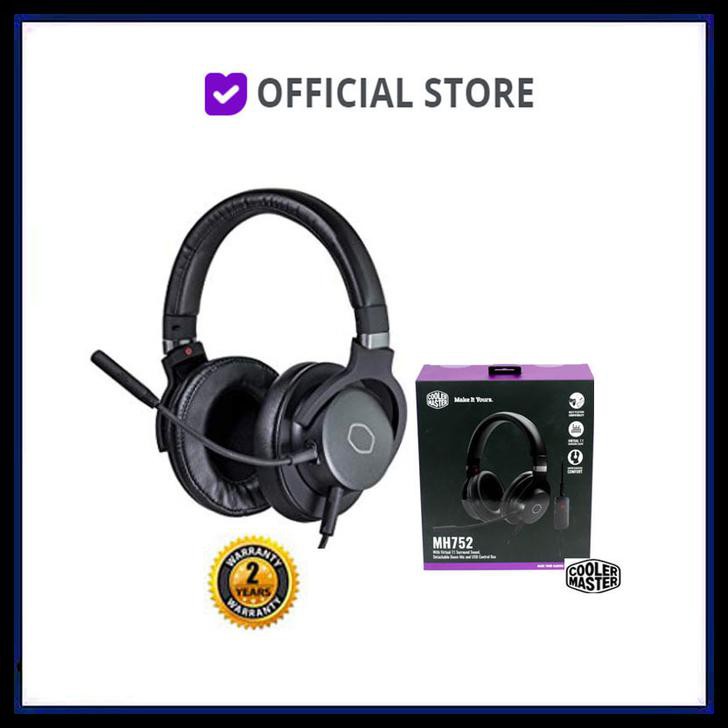 Cooler Master MH-752 Gaming Headset MH752 Virtual 7.1 Surround Sound