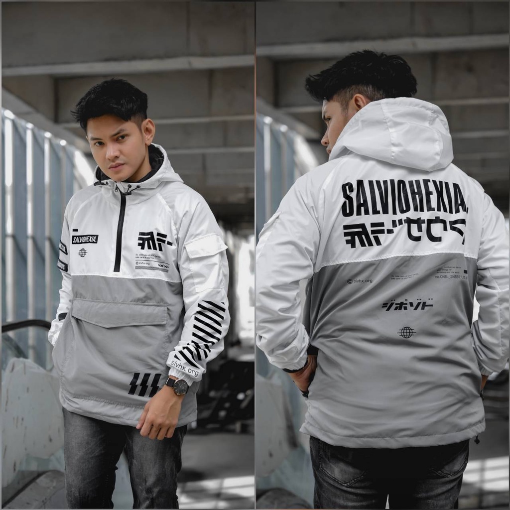 JAKET PRIA - JAKET CAGOULE SALVIO HEXIA - JAKET WINDBREAKER - JAKET PARASUT - JAKET WATERPROOF