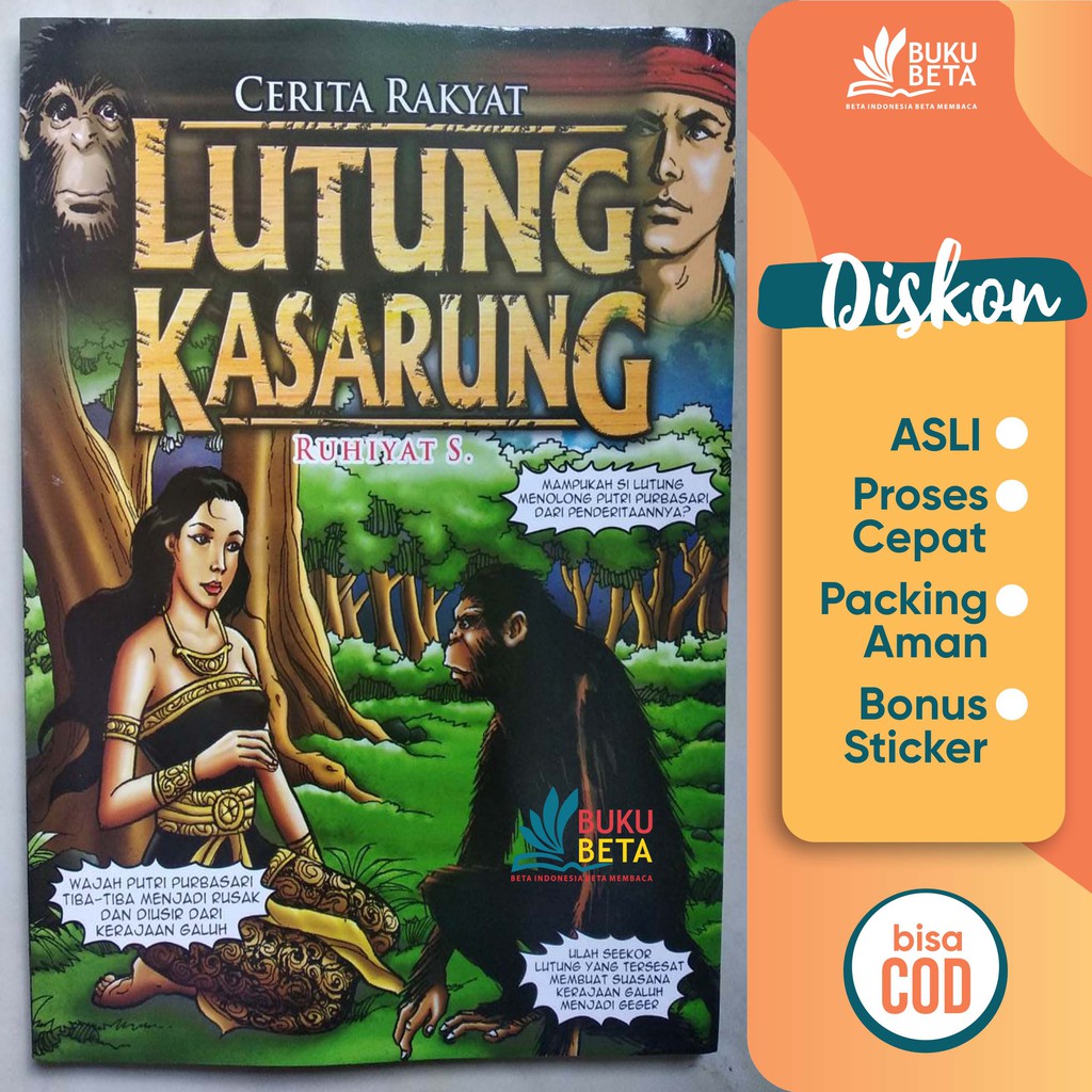 Cerita Rakyat Lutung Kasarung Ruhiyat S Shopee Indonesia