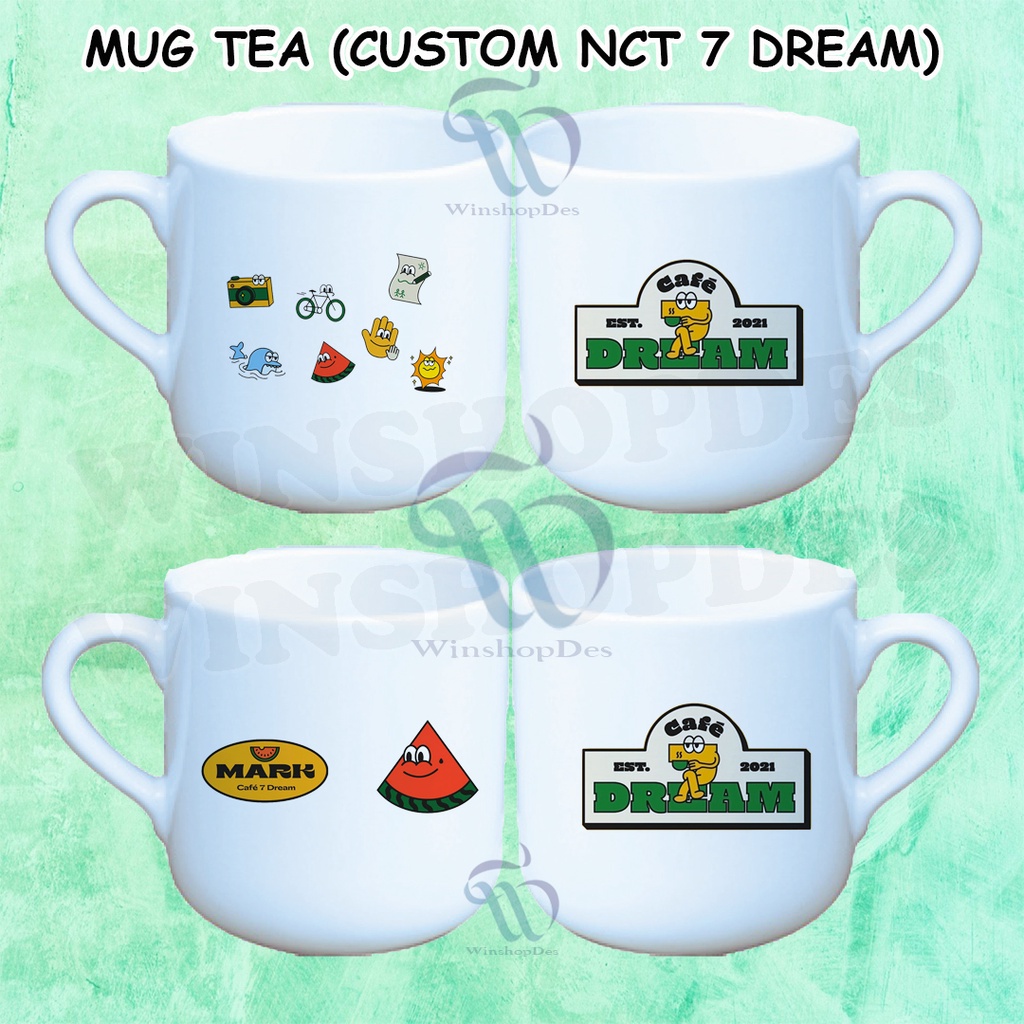 MUG CAFE 7 DREAM NCT (PALING MURAH) / MUG CUSTOM (MUG TEA  / TEH  / KOPI)