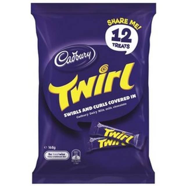 

CADBURY SHAREPACK TWIRL 12 TREATS