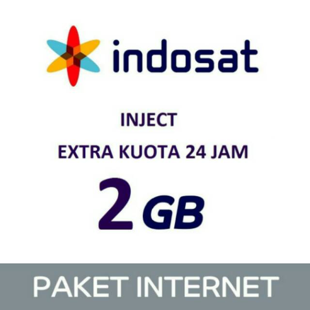 PROMO INJECT EXTRA KUOTA INDOSAT 2GB 24 Jam