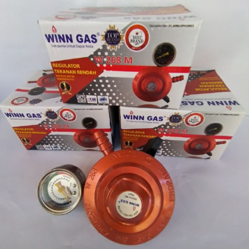 REGULATOR WINN GAS W 268 METER BER SNI REGULATOR ANTI BOCOR