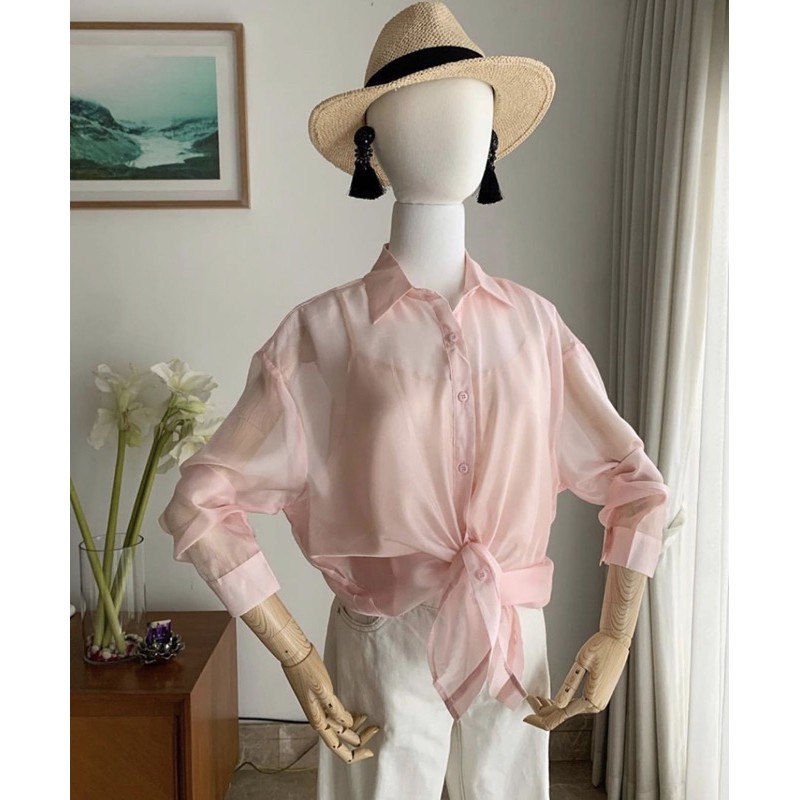Amber Organza Silk Shirt