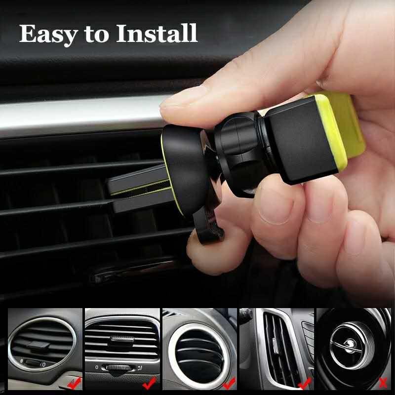 [RO ACC]  SCAFOLD CAR HOLDER UNIVERSAL ALL TIPE HP AIR VENT AC MOBIL 360