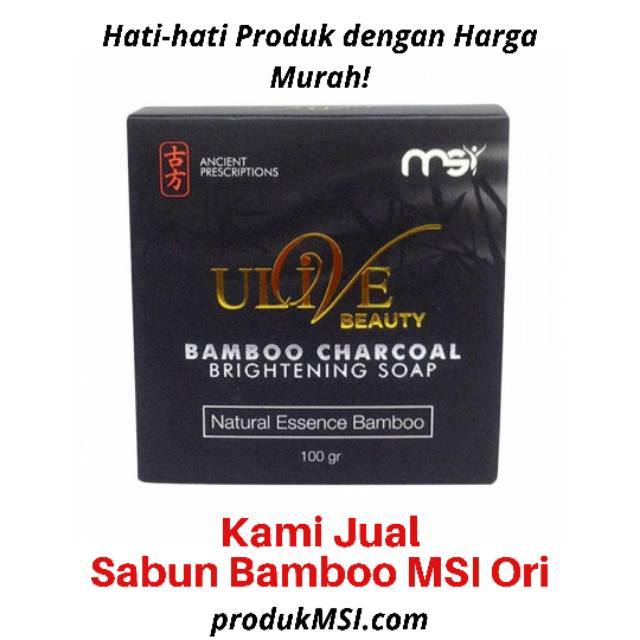 DIJAMIN ORI Sabun Bamboo MSI