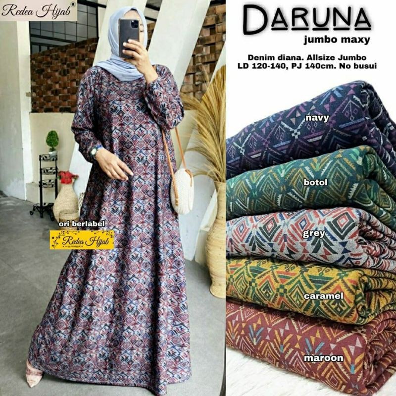 Daruna Jumbo Maxy,maxi dress, dress muslim, long dress, dress jumbo, gamis, gamis jumbo, fashion