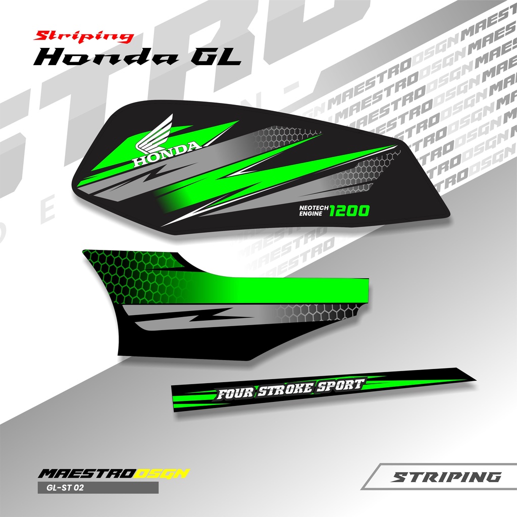 Striping GL Pro Stiker GL max neo tech GL-ST 02