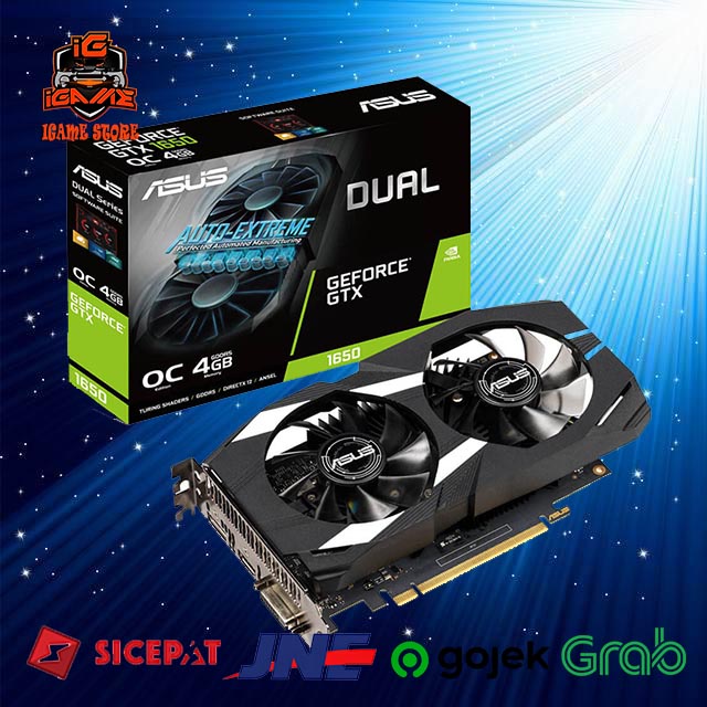 ASUS DUAL GeForce GTX 1650 OC 4GB GDDR5 NAMPOL GAN