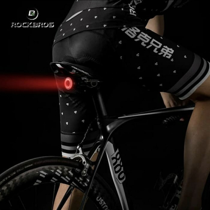 Lampu Sepeda ROCKBROS Q5 Smart brake Rem Sensor