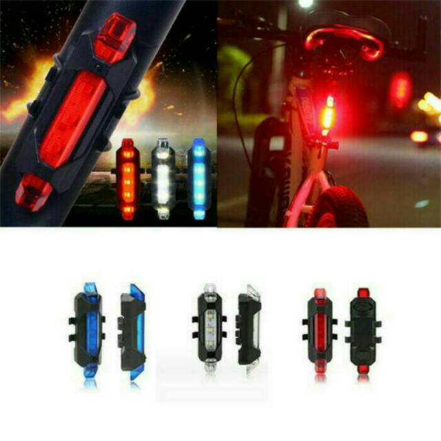LAMPU SEPEDA USB CAS