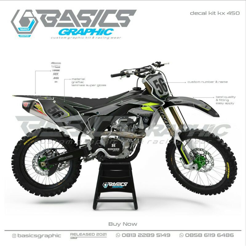 Decal Kxf 250 kxf 450
