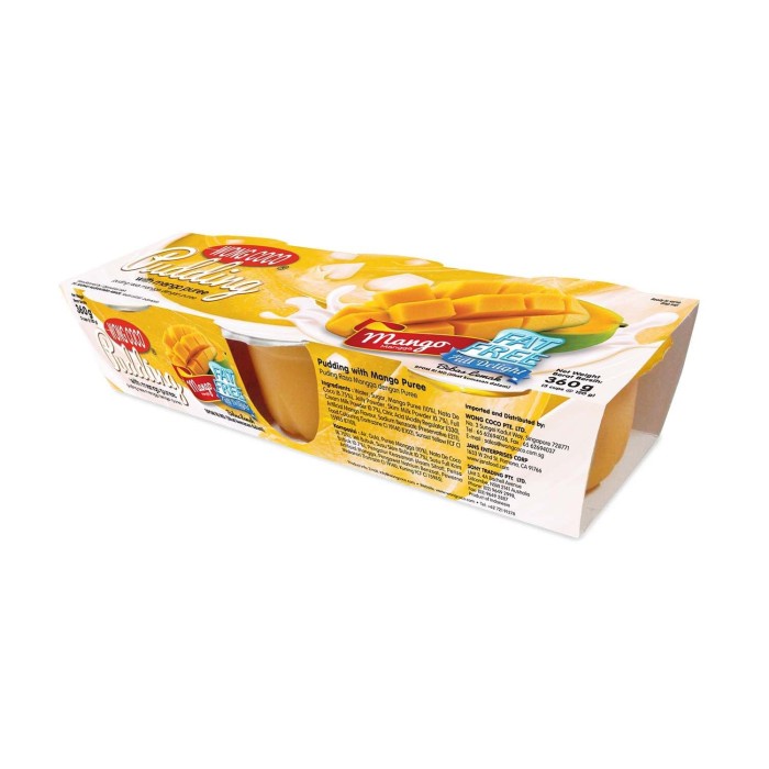 

504Omekho Wong Coco Pudding Rasa Mangga Banded 3 Cups Jy60Jhh